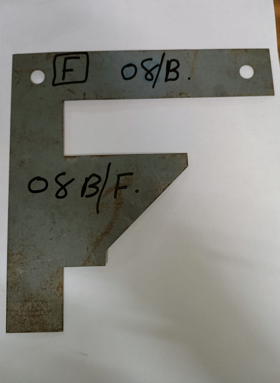 transformer lamination (f) type 08 b f
